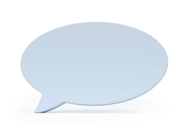 Speech Bubble Isolated White Clipping Path — 스톡 사진