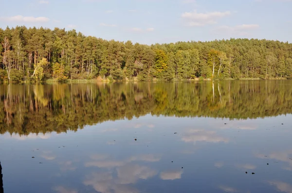 Malý Mochowsee Poblíž Lieberose Oblasti Spreeaue — Stock fotografie