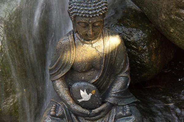 Buddha Statue Figurine Peace — Stock Photo, Image