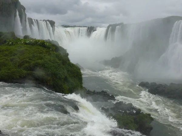 Iguazu Wasserfälle Natur Wasserfall — Stockfoto