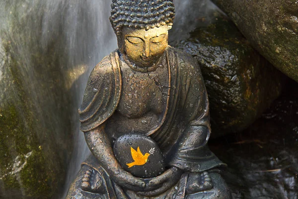Buddha Szobor Szobor Szobor Béke — Stock Fotó