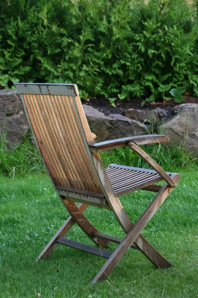 Silla Jardín Asiento Muebles — Foto de Stock