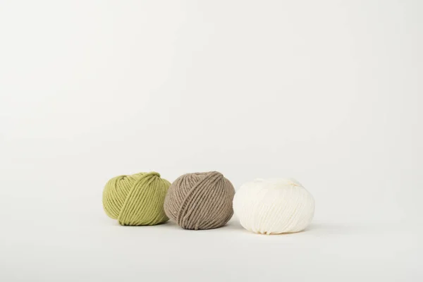 ウール 手芸繊維を編む — ストック写真
