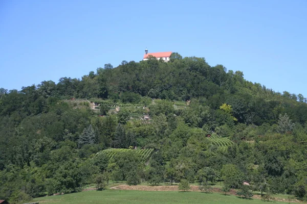 Naturskønne Udsigt Smukke Kapel Bygning - Stock-foto