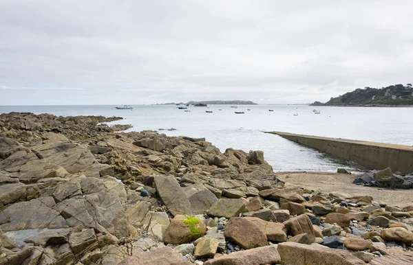 Sjöutsikt Runt Perros Guirec Vid Den Rosa Granitkusten Bretagne Frankrike — Stockfoto