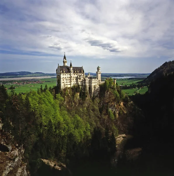 Castelo Neuschwanstein Baviera Alemanha — Fotografia de Stock