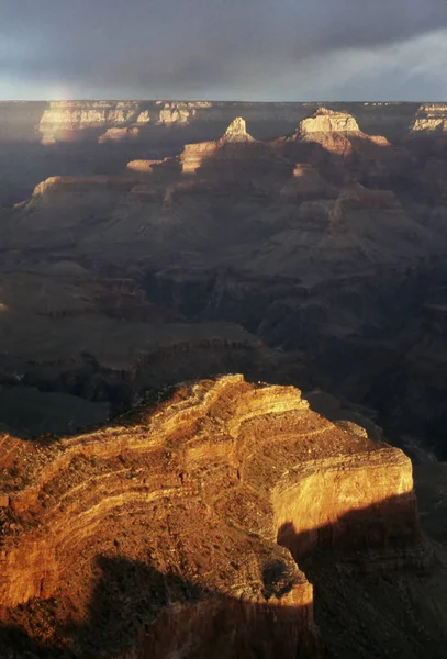 Coucher Soleil Grand Canyon Arizona — Photo