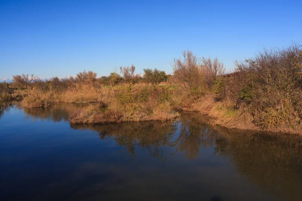 Veduta Della Riserva Naturale Del Canale Valle Novo Italia — Foto Stock