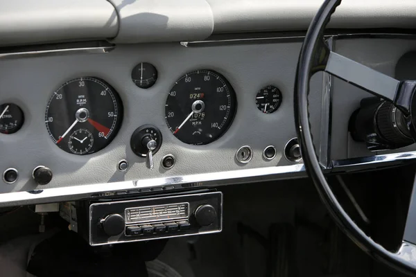 Cockpit Automóvel Velho — Fotografia de Stock