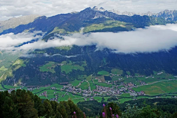 Vue Panoramique Sur Magnifique Paysage Alpin — Photo