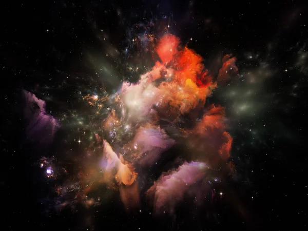 Universum Inte Tillräckligt Serie Sammansättningen Fraktal Element Ljus Och Texturer — Stockfoto