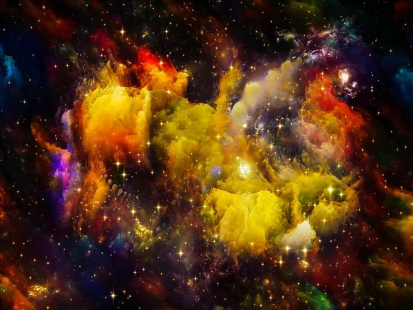 Universum Inte Tillräckligt Serie Design Gjorda Fraktal Element Ljus Och — Stockfoto