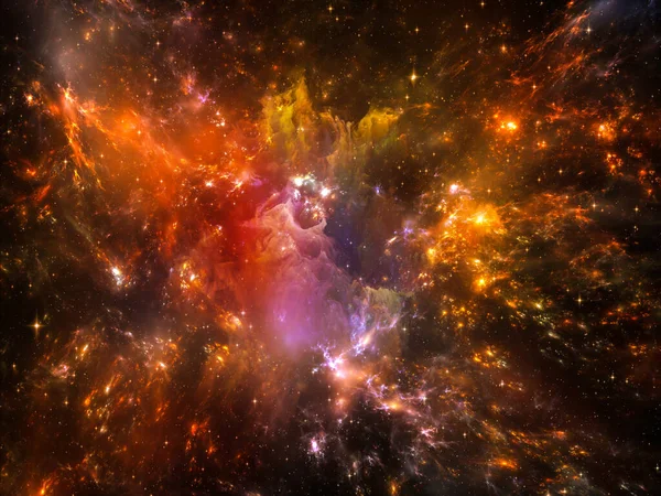 抽象银河空间背景 — 图库照片