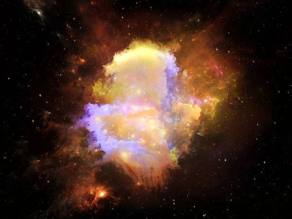 Evren Yeterince Serisi Değil Fraktal Elemanları Işıklar Dokular Konu Fantastik — Stok fotoğraf