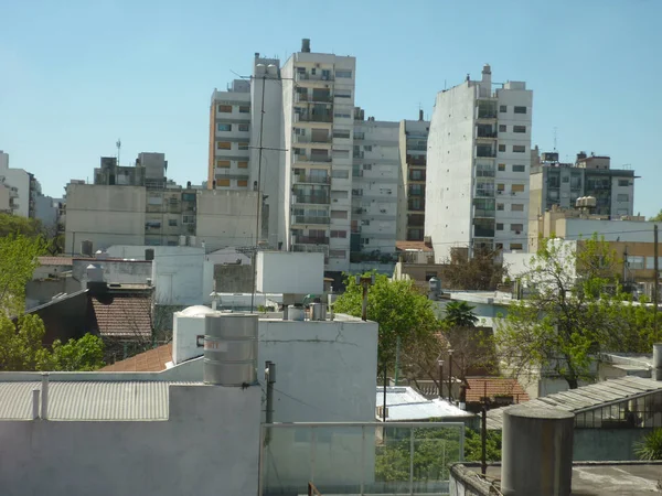 Vista Panorâmica Majestosa Cidade Urbana — Fotografia de Stock