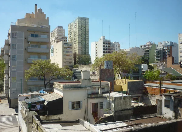 Vista Panorâmica Majestosa Cidade Urbana — Fotografia de Stock