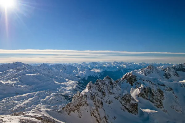 Παγετώνας Taschach Στις Άλπεις Tztal — Φωτογραφία Αρχείου