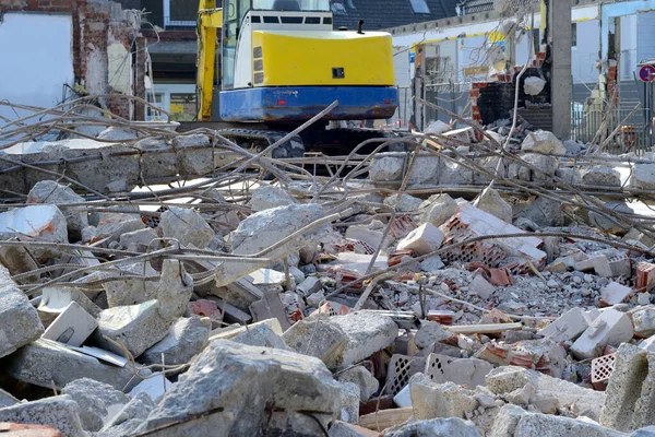 Demolição Edifício — Fotografia de Stock