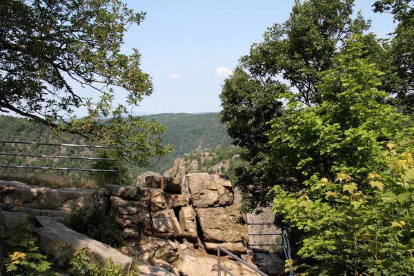 Boszorkánytánctér Thale Harz — Stock Fotó