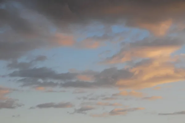 Gekleurde Zonsondergang Wolken Atlantische Oceaan Tenerife Zuid Spanje — Stockfoto