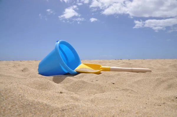 Игрушки Пляже — стоковое фото