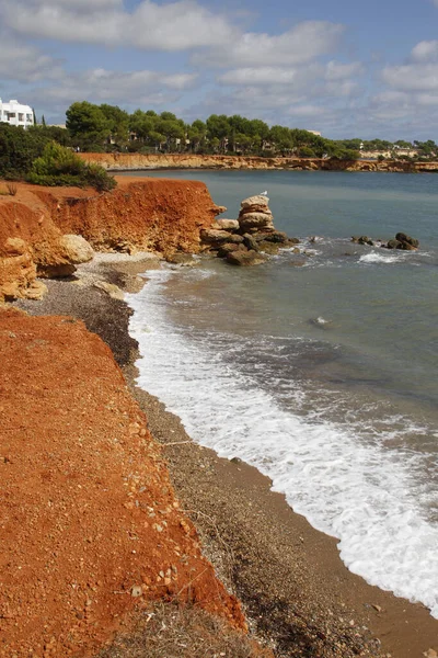 Ibiza Santa Eulalia海滩 — 图库照片