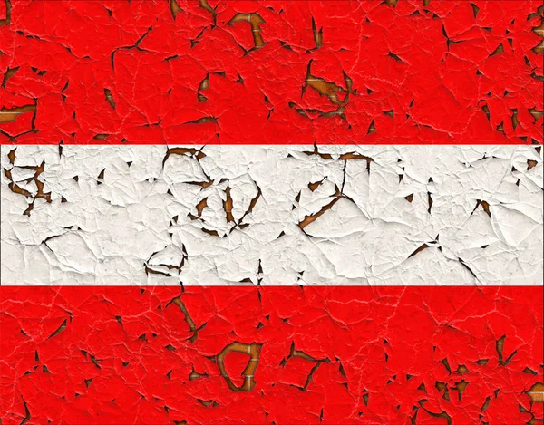 Flaga Austria Grunge Przestrzeń Kopiowania — Zdjęcie stockowe