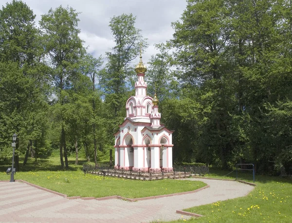 Capilla Natividad Los Theotokos Aldea Talezh Región Moscú Rusia —  Fotos de Stock