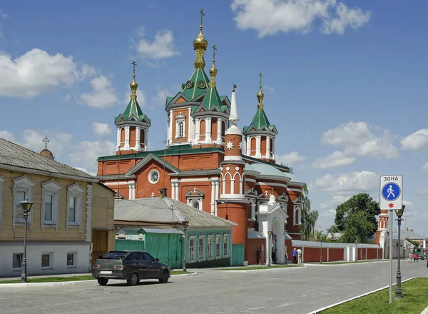 Малая Православная Церковь Древнем Городе Коломна Россия — стоковое фото