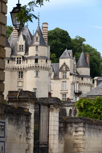 Rigny Usse城堡 又称睡美人城堡 始建于11世纪 法国卢瓦尔谷 — 图库照片