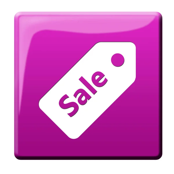 Sale Button Internet Illustration — Stock Photo, Image