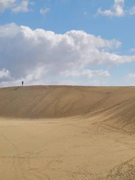 Duna Areia Maspalomas Gran Canaria — Fotografia de Stock