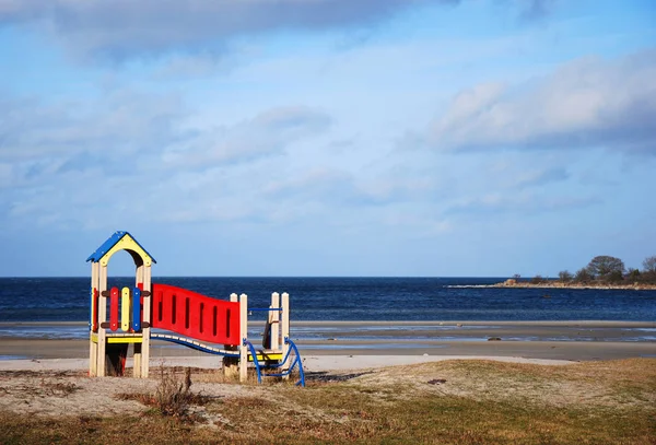 Pohled Pobřeží Baltského Moře Švédského Ostrova Oland — Stock fotografie