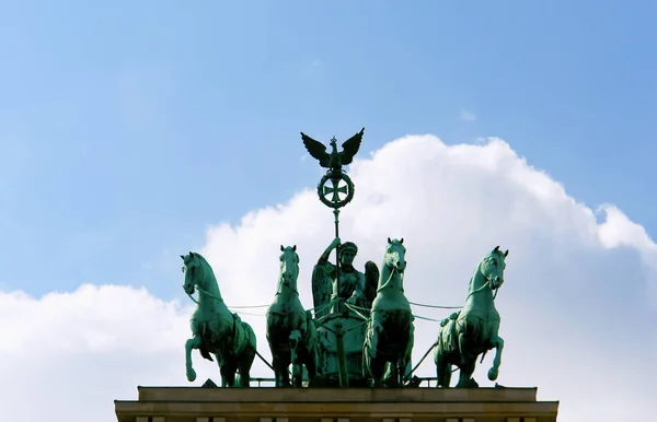 Quadriga Brandenburg Gate Former City Gate One Main Symbols Berlin Stock Image