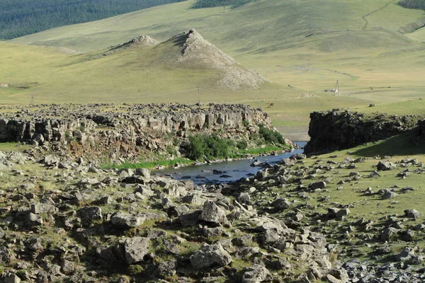 Parque Nacional Valle Orkhon Mongolia — Foto de Stock