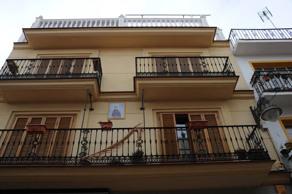Fasaden Torremolinos Spanje — Stockfoto