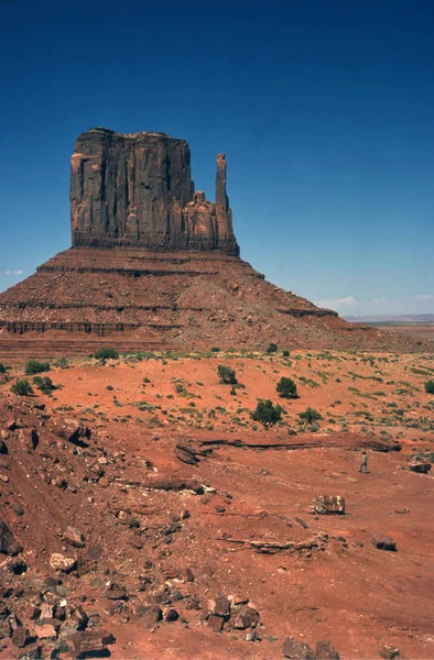 Вид Варежки Долине Монументов Аризона — стоковое фото