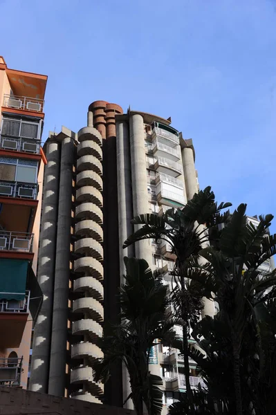 Fasády Torremolinos Španělsko — Stock fotografie