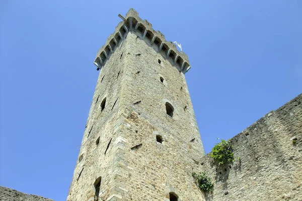 Castelnuovo Uma Bela Aldeia Medieval Spezia — Fotografia de Stock
