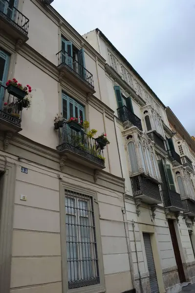 Stadtanschichten Malaga España Fachada —  Fotos de Stock