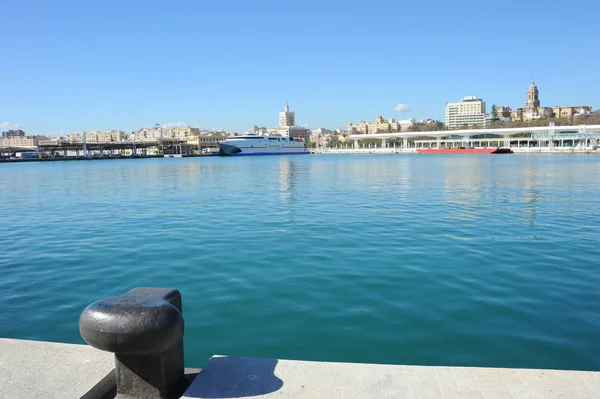 Malaga Spanje Port Mediterranean — Stockfoto