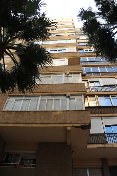 Urban History Malaga Spain Facade — Stok fotoğraf