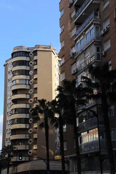 Stadtanschichten Malaga España Fachada —  Fotos de Stock