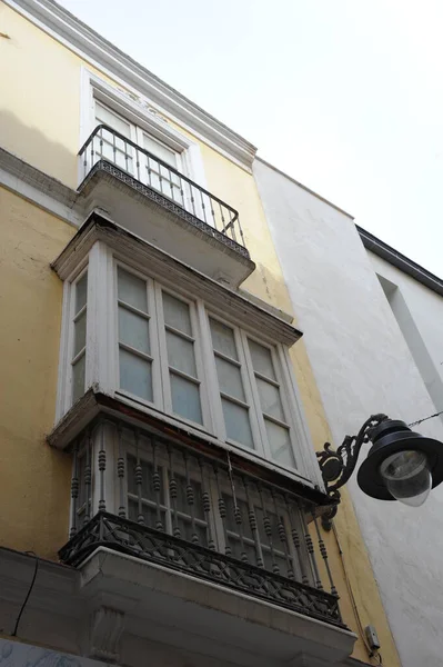 Stadtgeschichte Malaga Spanien Fassade — Stockfoto