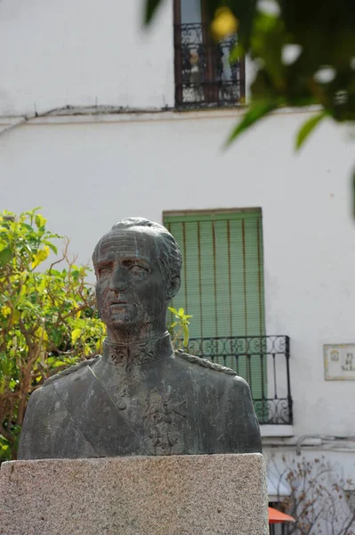 Malerischer Blick Auf Die Fassaden Der Stadt Marbella Spanien — Stockfoto