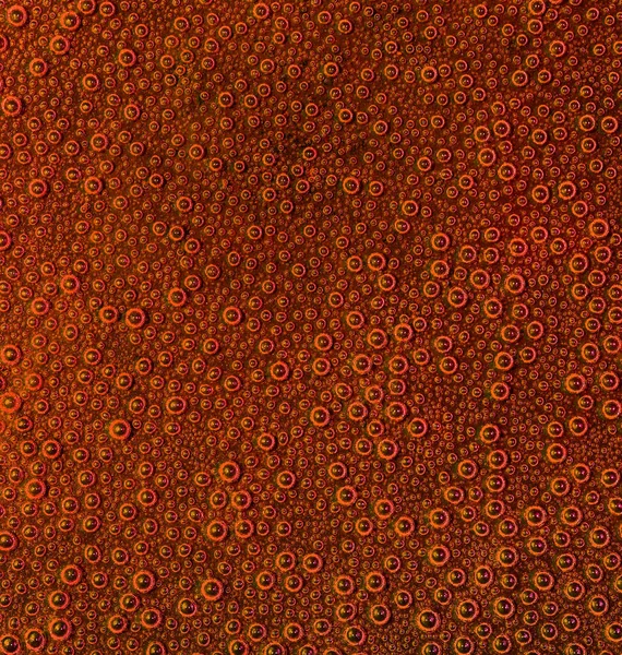 Vollformat Abstrakter Unterwasserhintergrund Mit Vielen Kleinen Luftblasen Rotem Ambiente — Stockfoto