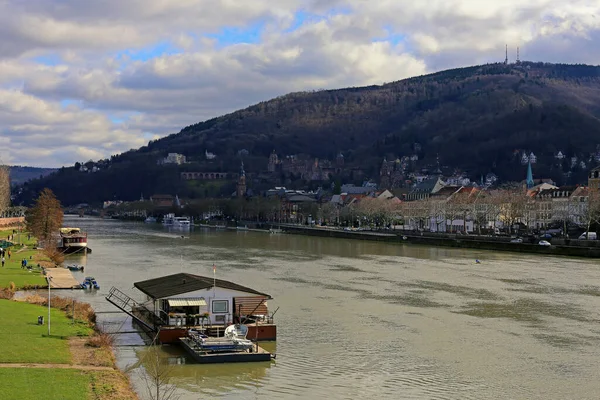 Neckar Heidelberg February — Stock Photo, Image