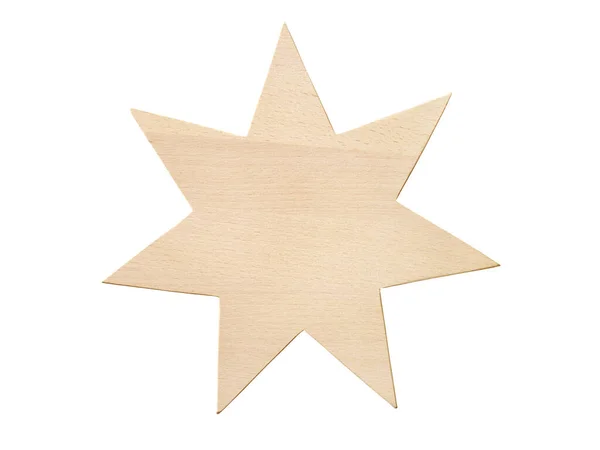 Estrela Marrom Madeira — Fotografia de Stock