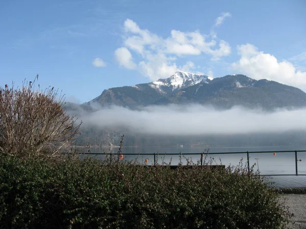 Strandpromenaden Gilgen Wolfgangsee — Stockfoto