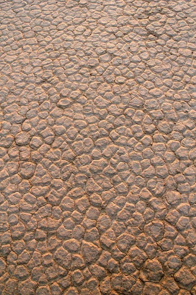 Wadi Rum Desert Detalhe Solo Seco Jordânia — Fotografia de Stock